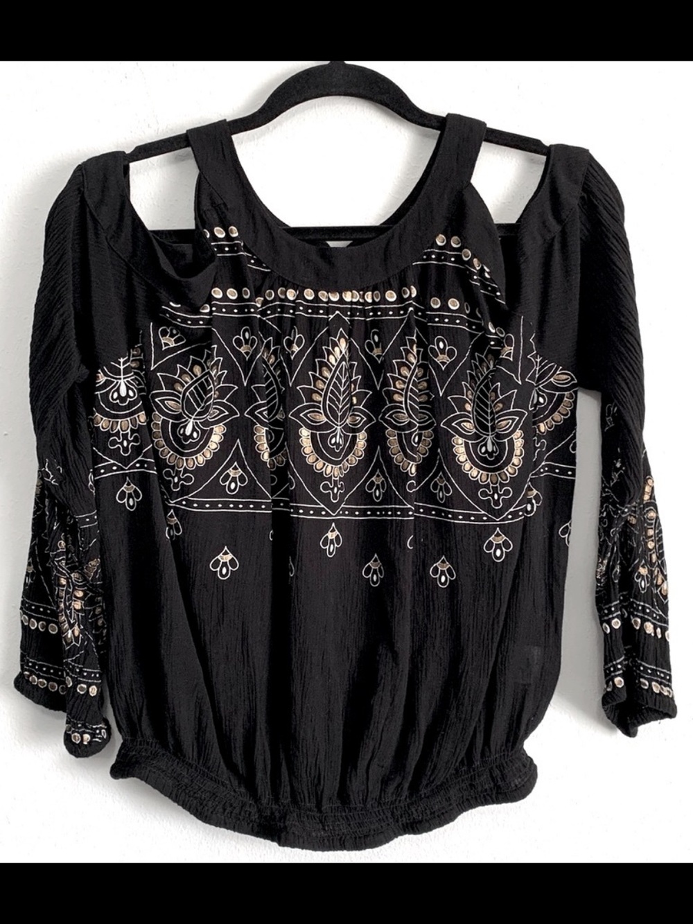 Patrons of Peace Cold Shoulder Top